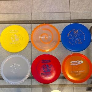 6 DISCS for Disc Golf
